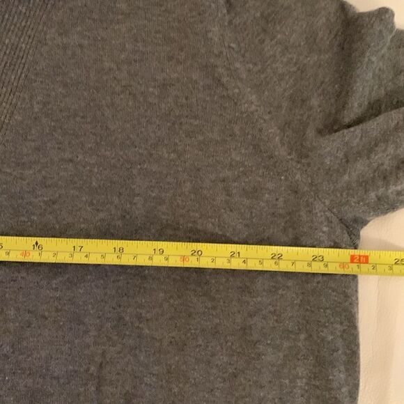 NWT Croft & Barrow Gray Cotton Blend Pockets Cardigan Open Front Size XXL P - Picture 3 of 11